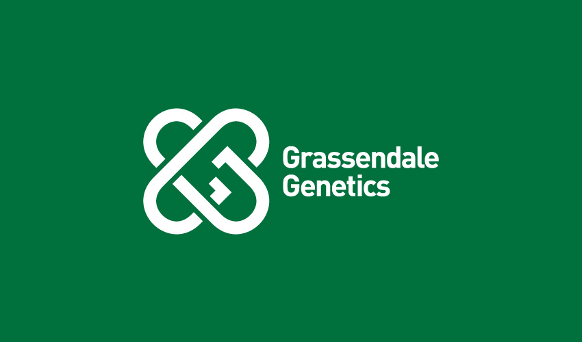 Grassendale Genetics Logo Reverse