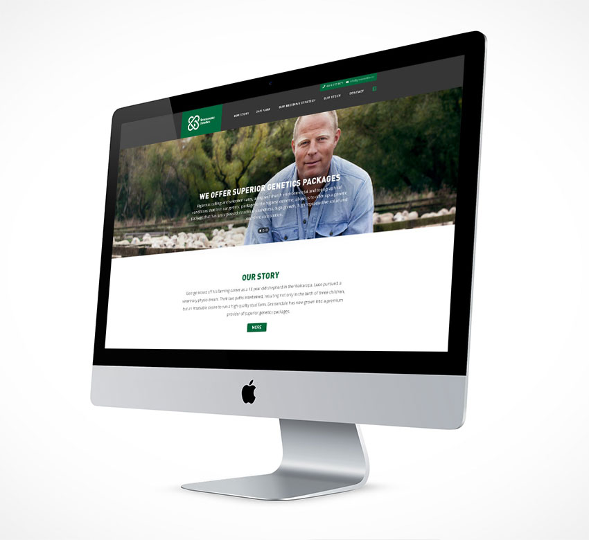 Grassendale Genetics Website Design