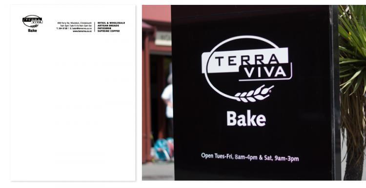 Terra Viva Bake LetterheadSign