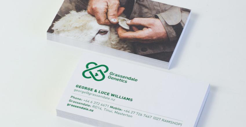 Grassendale Genetics Business Card 4